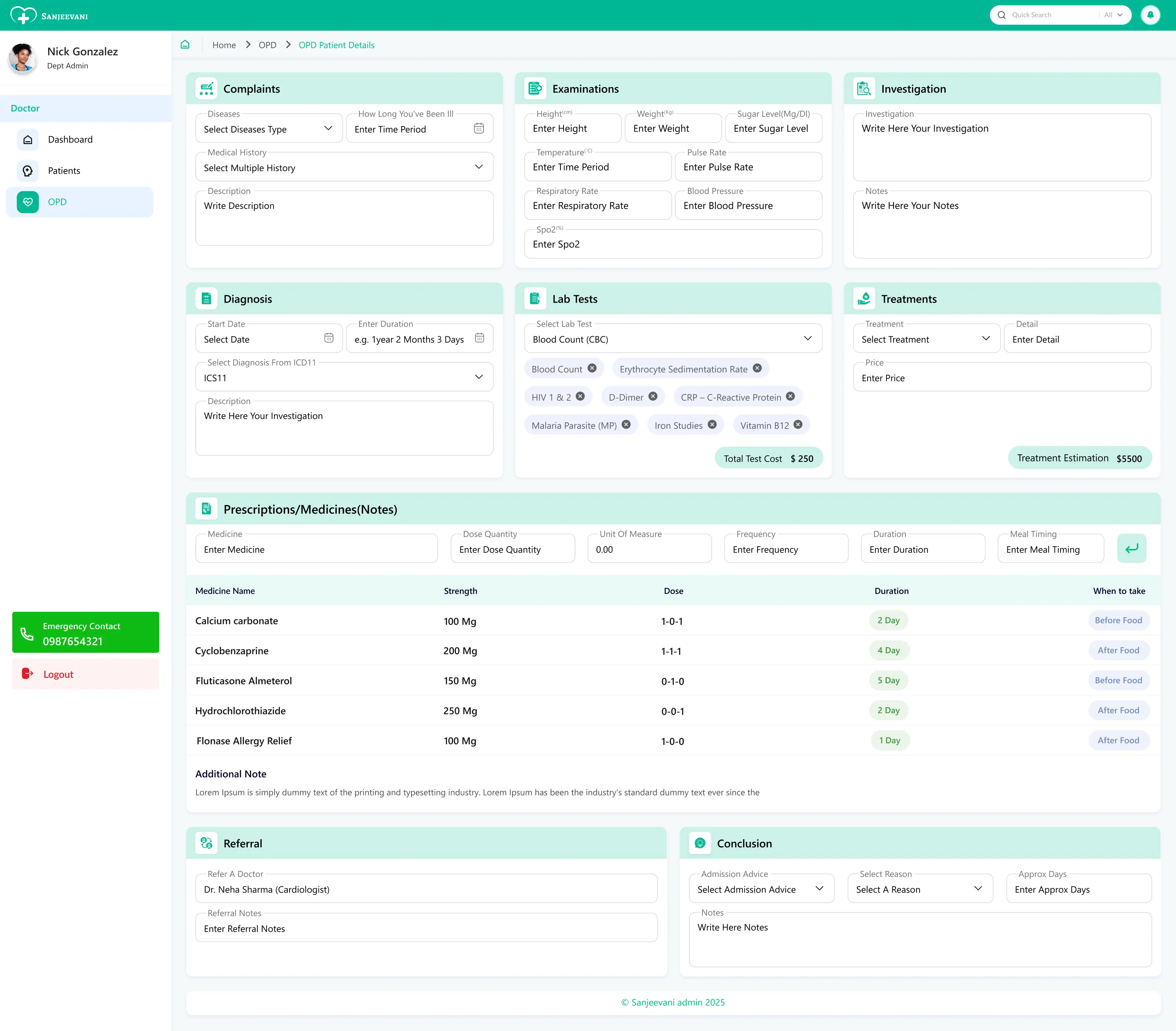 Healthcare professionals using Sanjeevani ERP