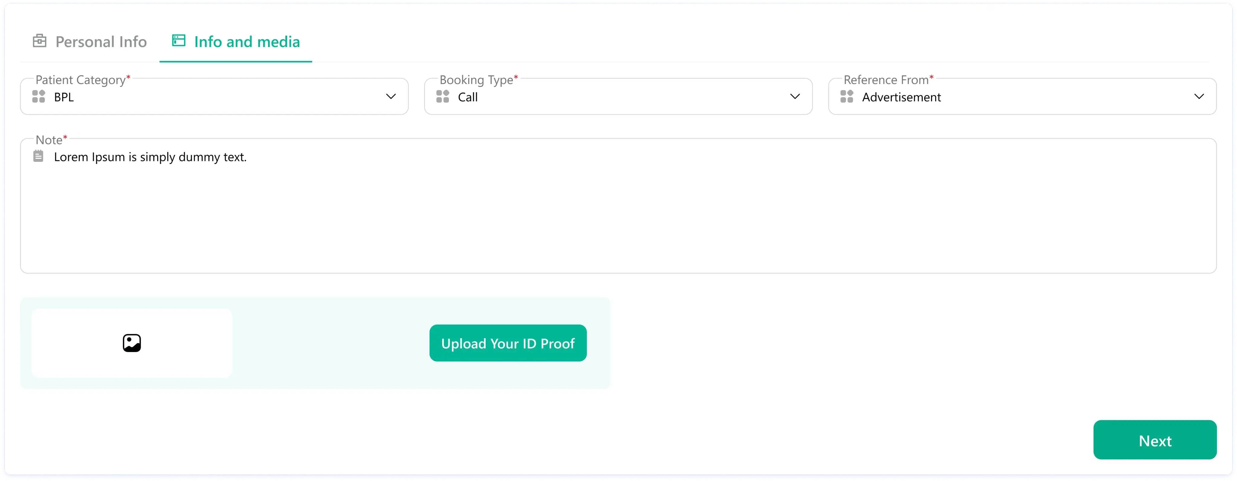 Patient Info and Media